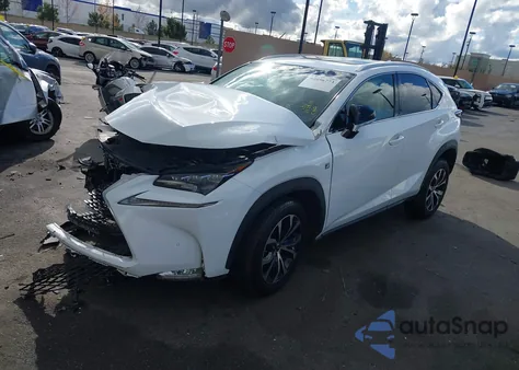 2016 Lexus Nx 200T F Sport z USA, uszkodzony, nr VIN JTJBARBZ5G2073673